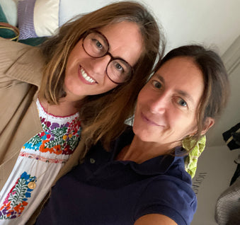 La talentueuse influencer et journaliste Valerie Tribes et Patricia Pereda la créatrice de la marque de joaillerie éthique Rosa Maïtea